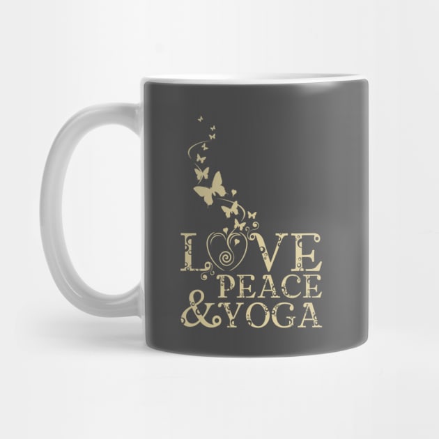 Love, Peace and Yoga by Artizan